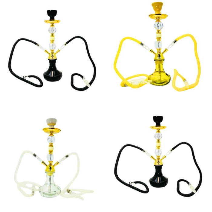Aadhi - Gold Hookah Kit - 16 Inches - 2 Hose - HIN05