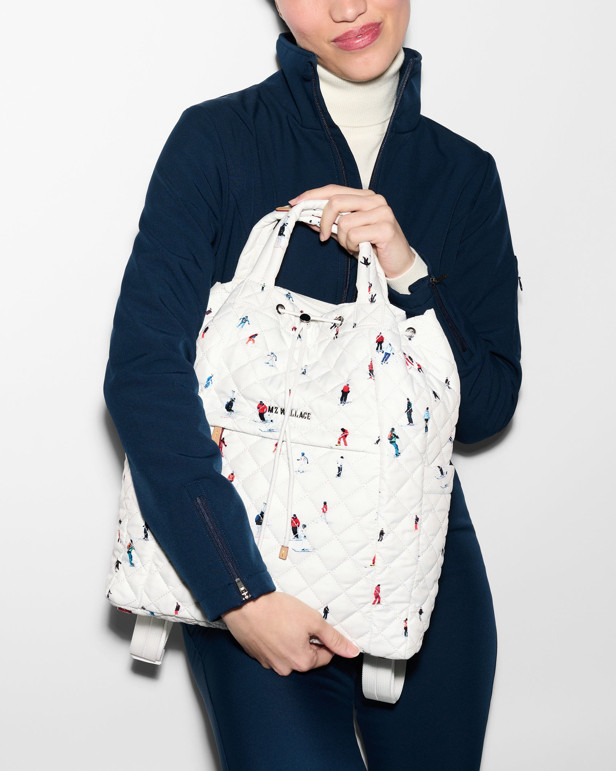 Dede Ski Print Metro Convertible Backpack