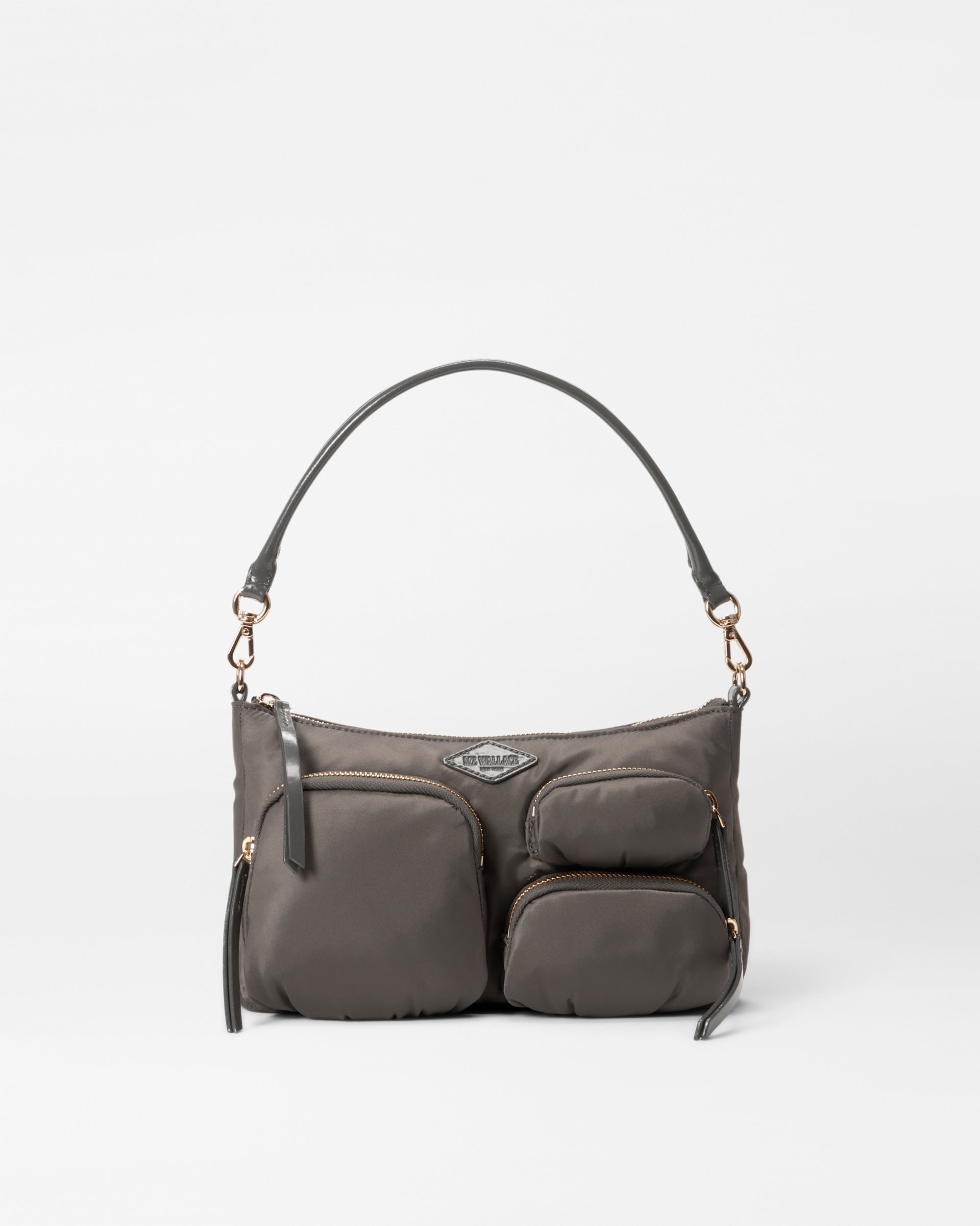 Small Grey Shoulder Bag | MZ Wallace