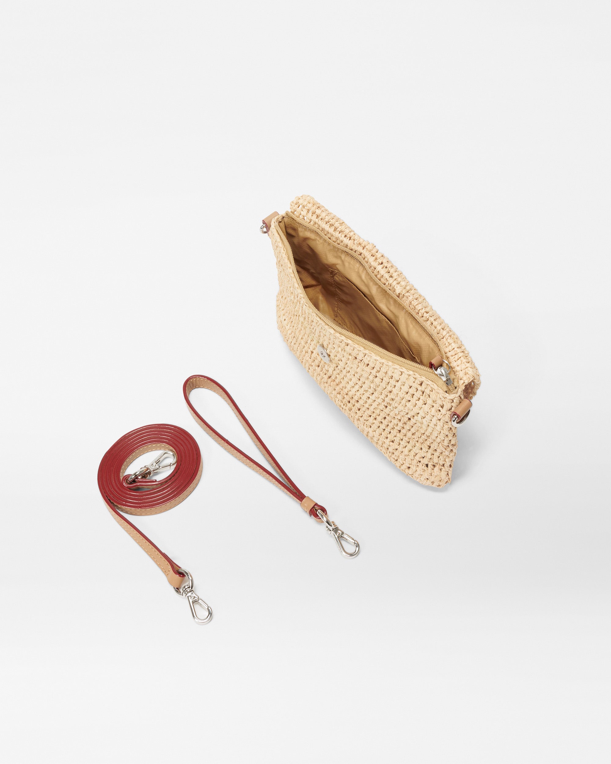 Crochet/Camel Crochet Convertible Crossbody