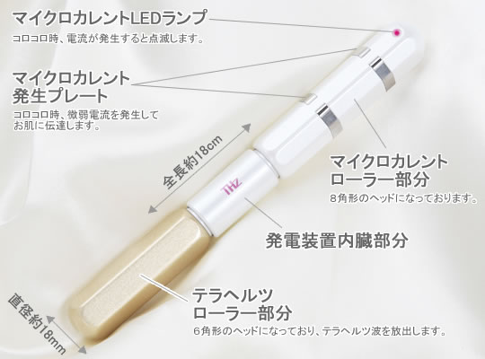 コロコロ美顔 テラカレント・ビューティーローラー 特典(トルマリン