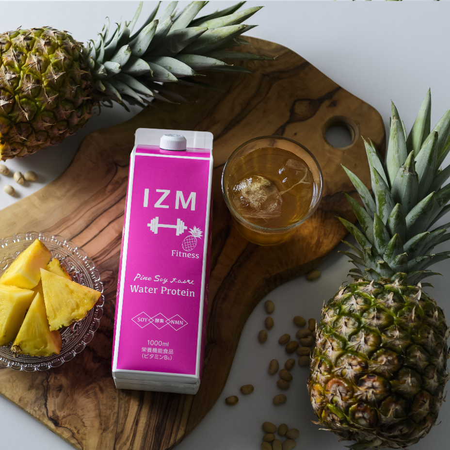 IZM（イズム）酵素ドリンク ウォータープロテイン パインソイテイスト