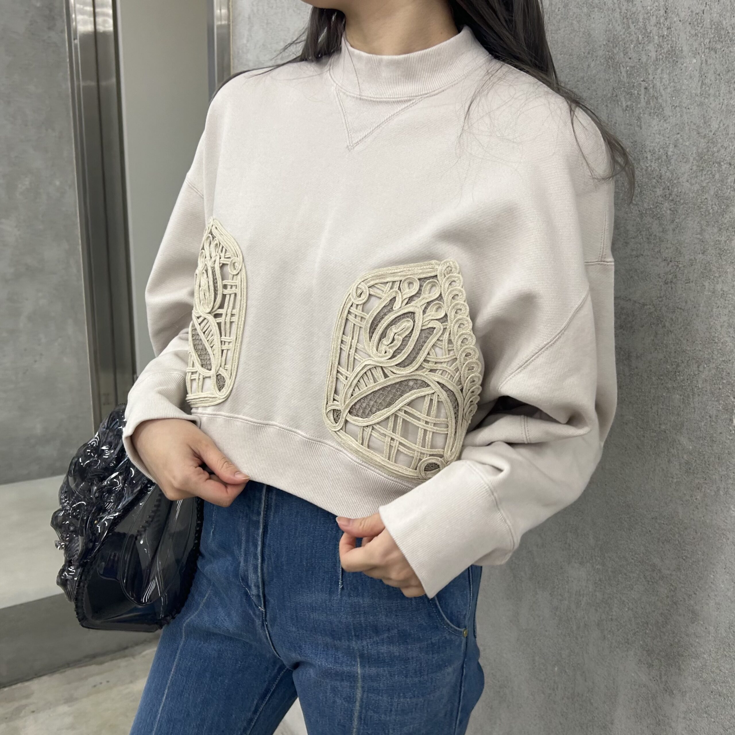 Mame Kurogouchi】コード刺繍スウェット！ | OBLIGE womens blog