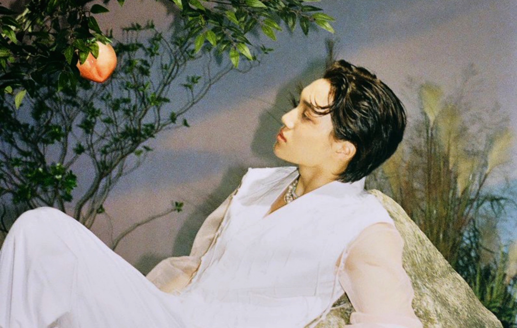 Watch the dreamy music video for Kai's new single, 'Peaches'