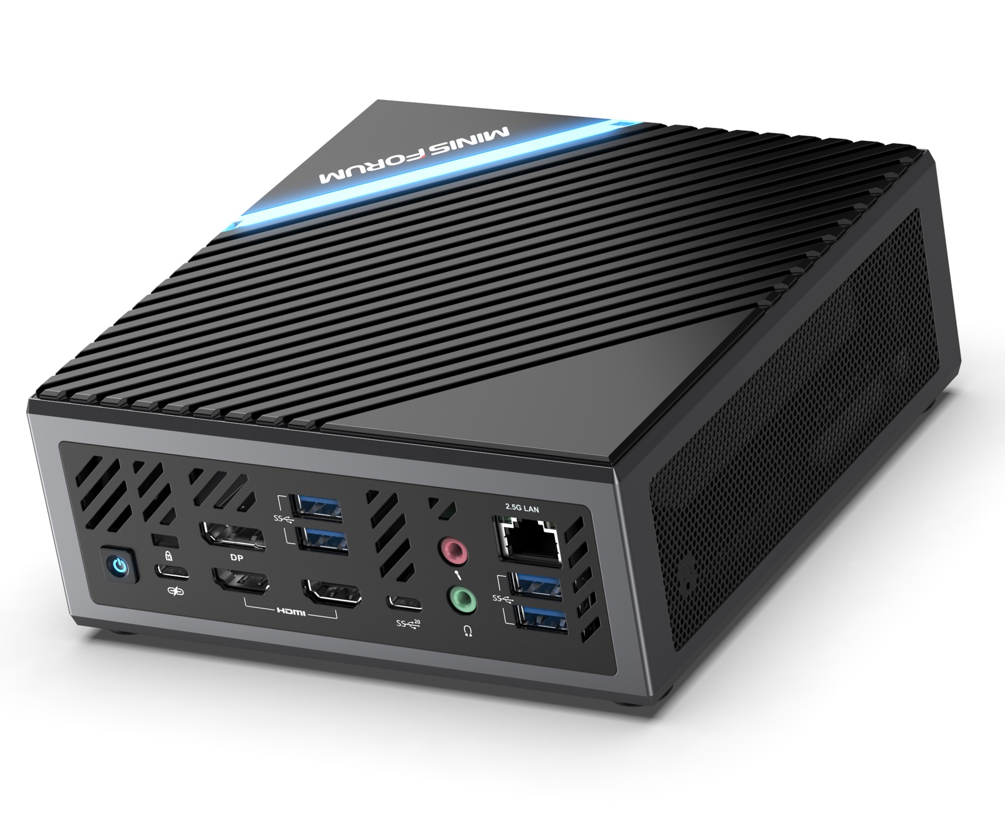 MinisForum mini PC with Ryzen 9 5900X CPU and discrete GPU in the
