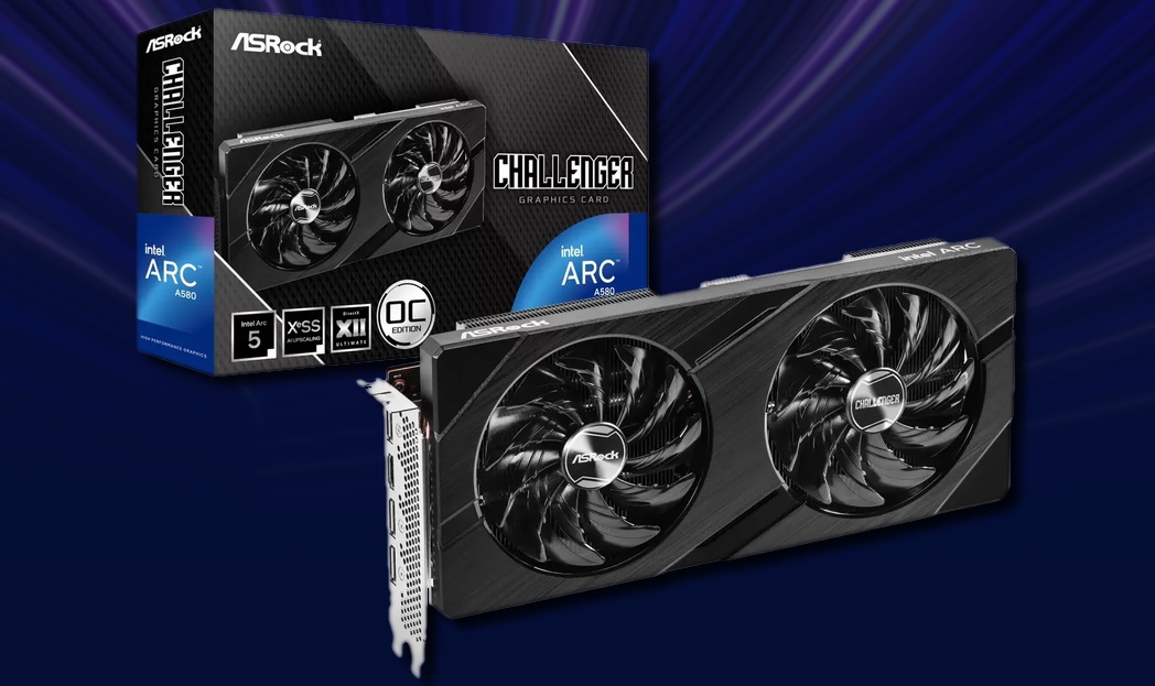 Intel Arc A580 graphics card finally turns up in ASRock and