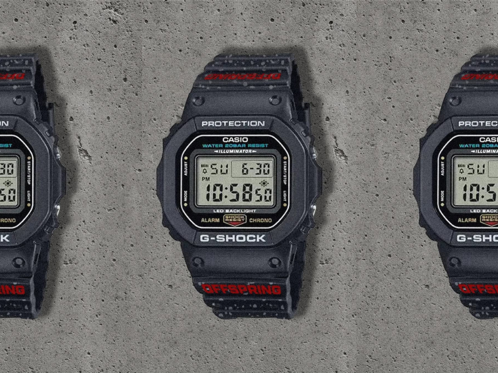 New Casio G-Shock DW-5600 collab watch revealed with a gritty