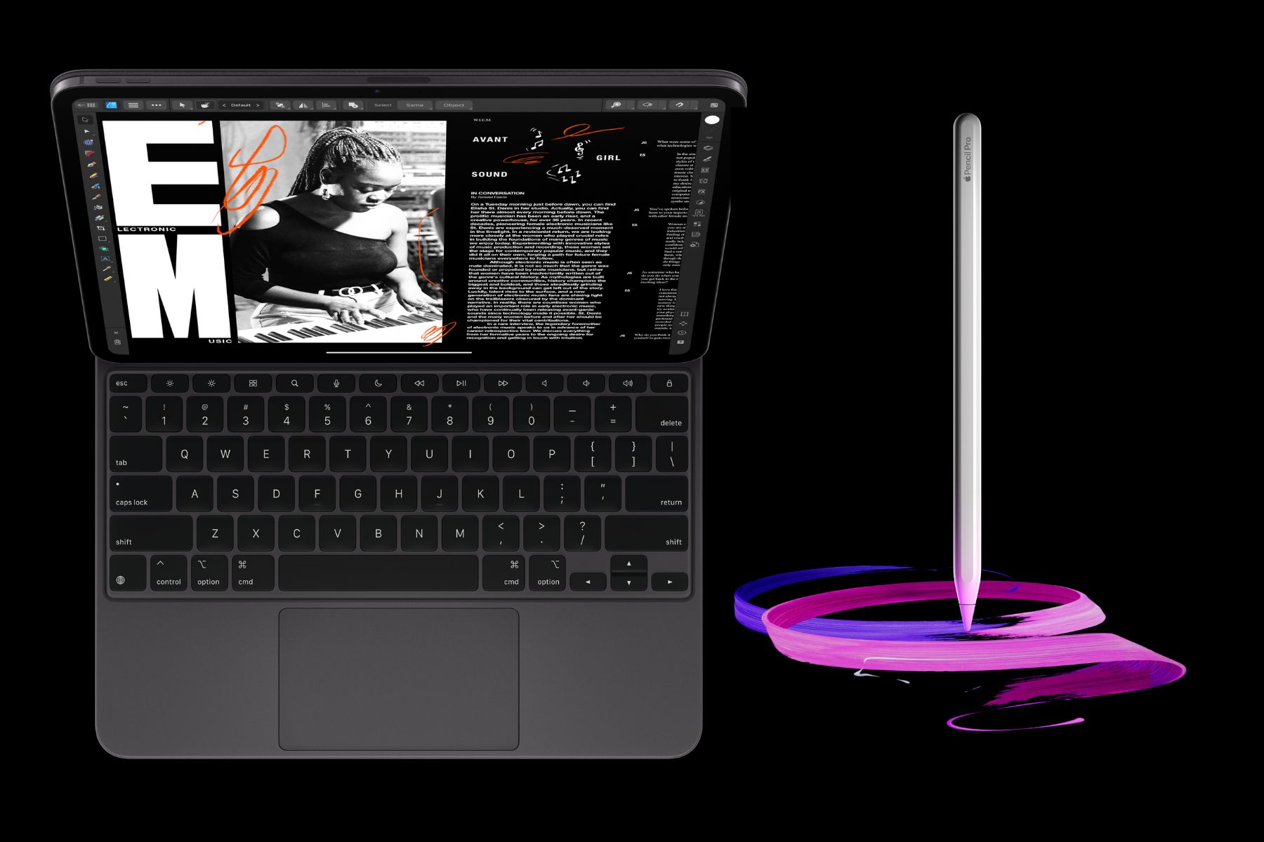 Apple launches Pencil Pro and new Magic Keyboard for iPad Pro