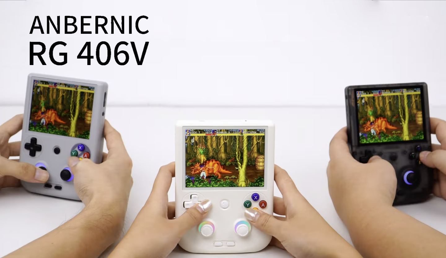 RG406V: Anbernic showcases new retro gaming handheld with upgrades
