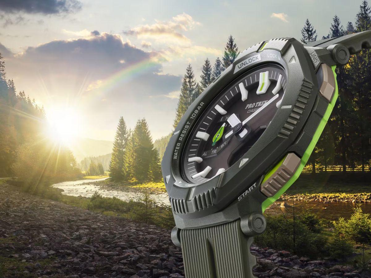 Casio reveals new Pro Trek collab Bluetooth watch with mini leaf