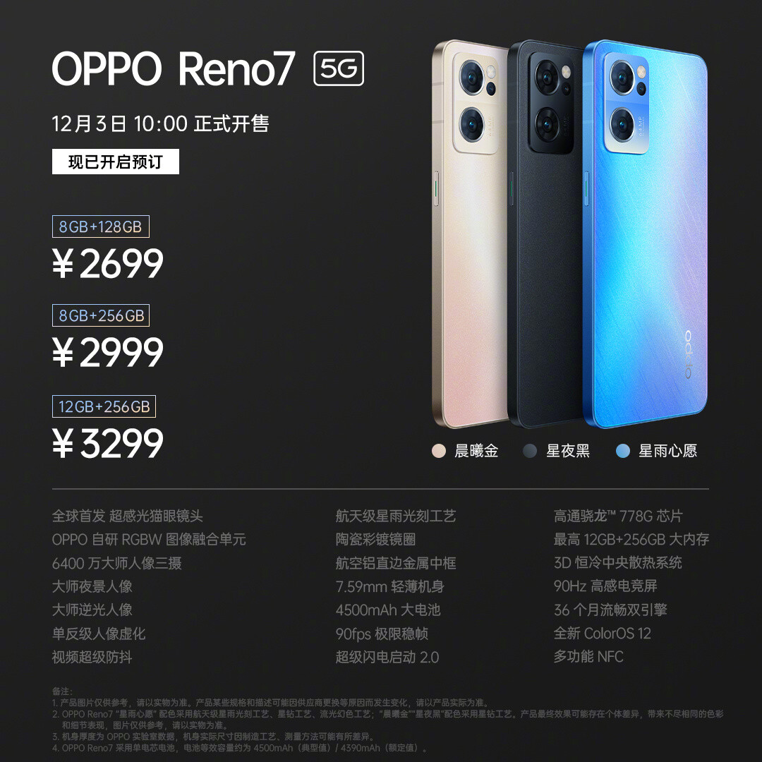 OPPO Reno7 A本体 E30 Oppo Reno7 A arrives in Japan with a triple