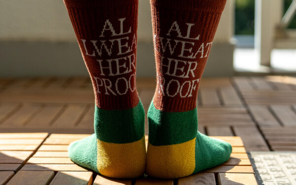 MY LOADS ARE LIGHT カモ色 靴下 - NOTEWORKS オンラインショップ