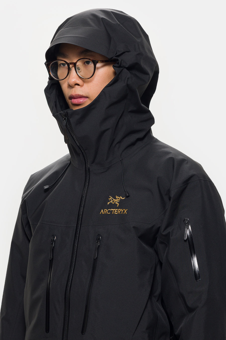Alpha SV Jacket in 24K Black