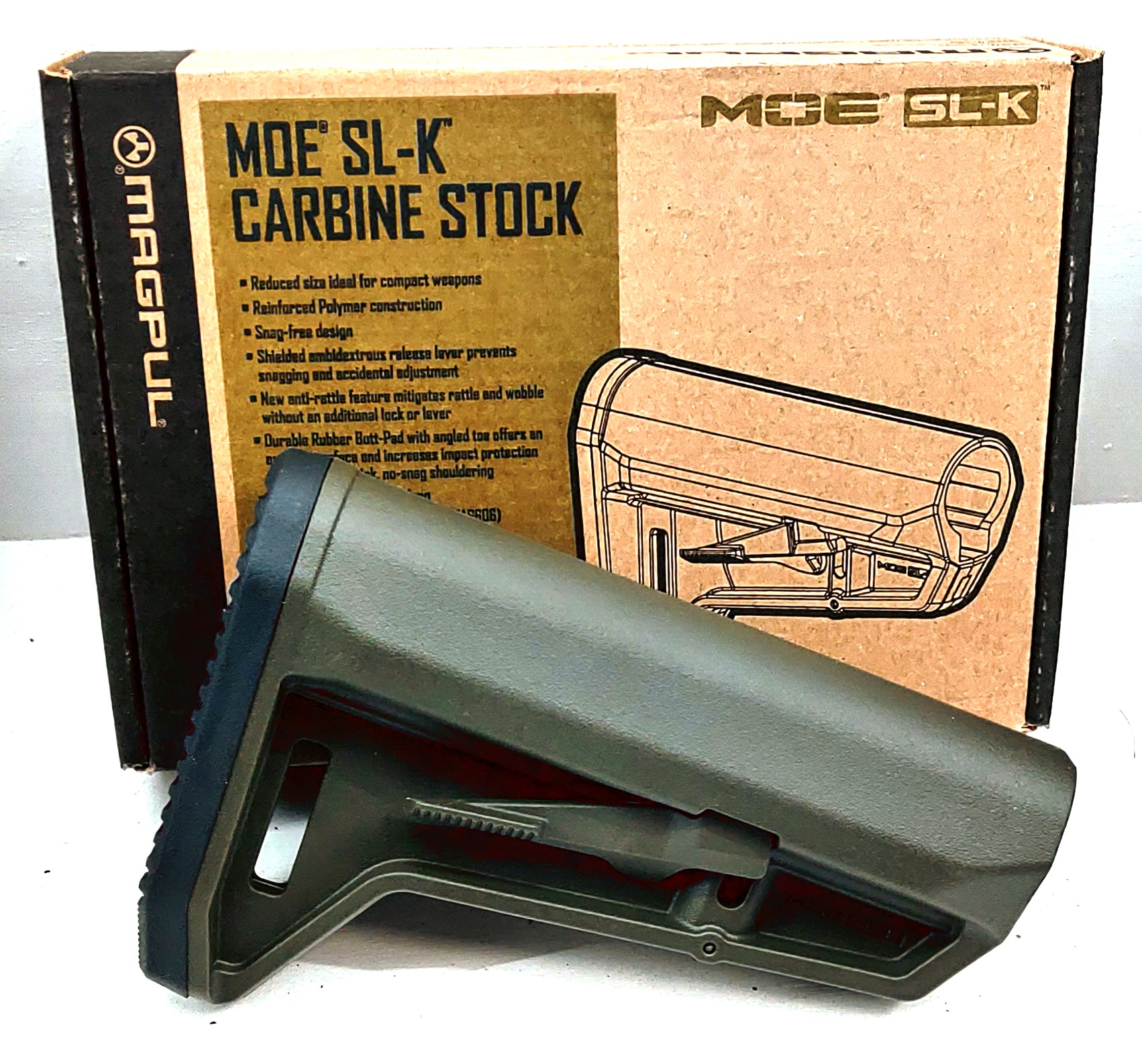 Magpul - MOE SL-K Carbine Stock MIL-SPEC ODG - Nova Tactical