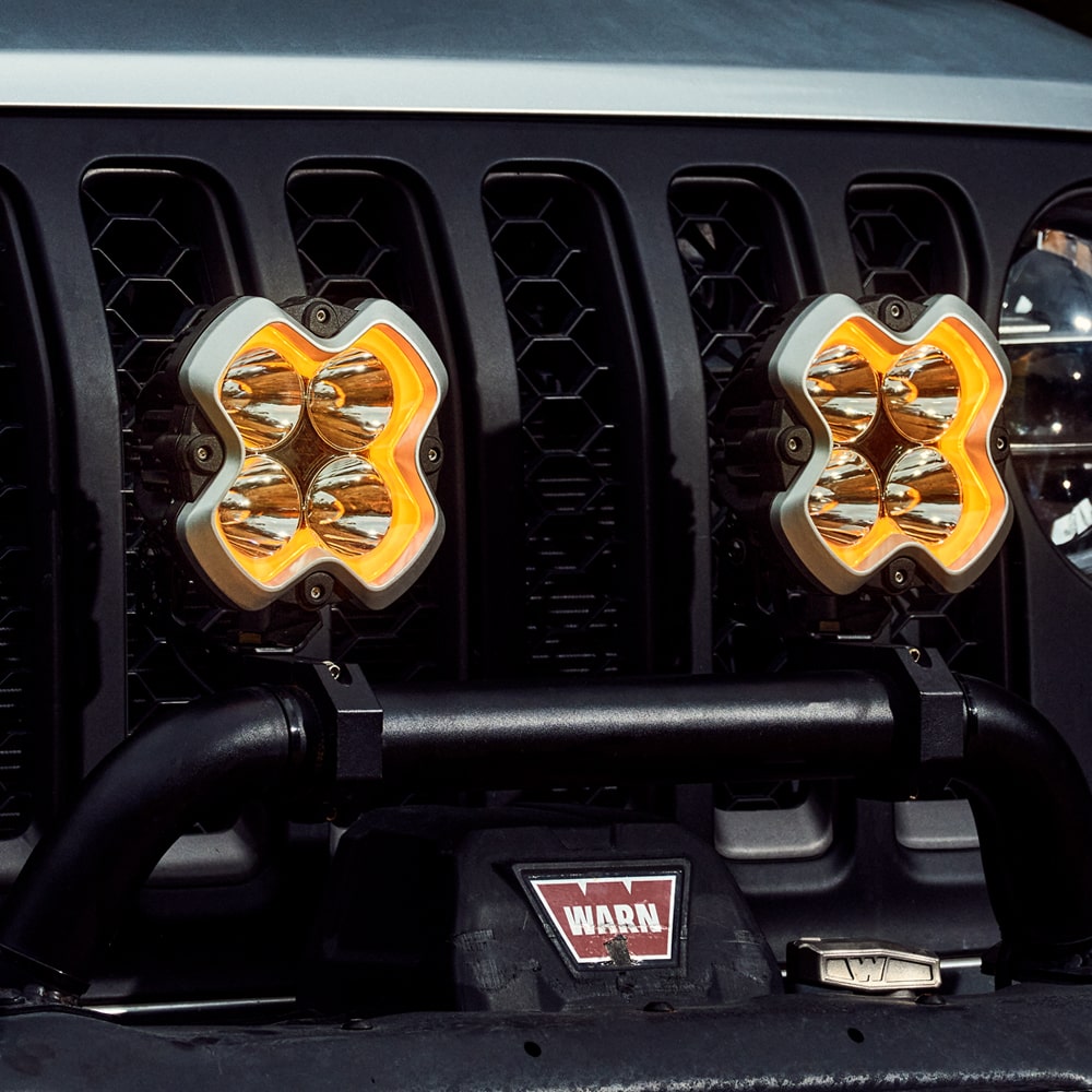 NOVSIGHT HALO Series 6'' LED Pods with DRL 60W Spot beam and Mix