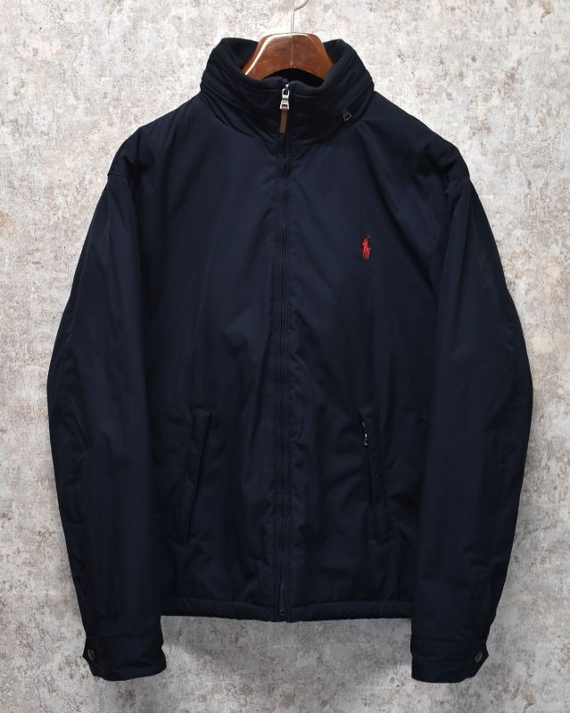 RALPH LAUREN】【ラルフローレン】【裏フリース】【ブルゾン】【黒