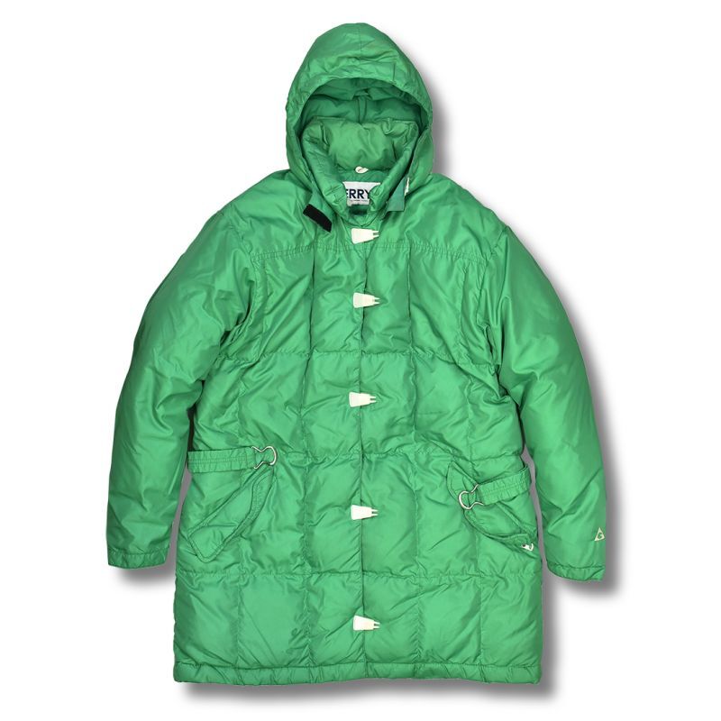 80's【USA製】【ビンテージ】【GERRY】【ジェリー】緑【スロープコート