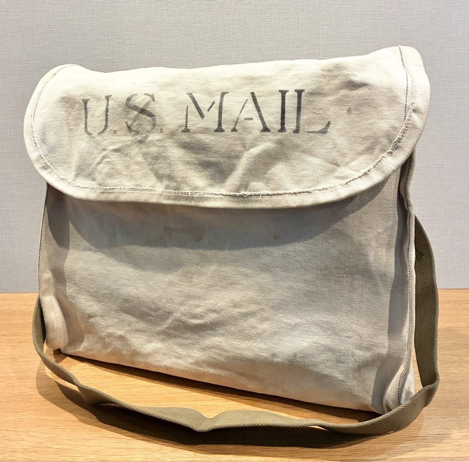 40s~【ビンテージ】キャンバス地【US MAIL BAG】USPS【メールバッグ