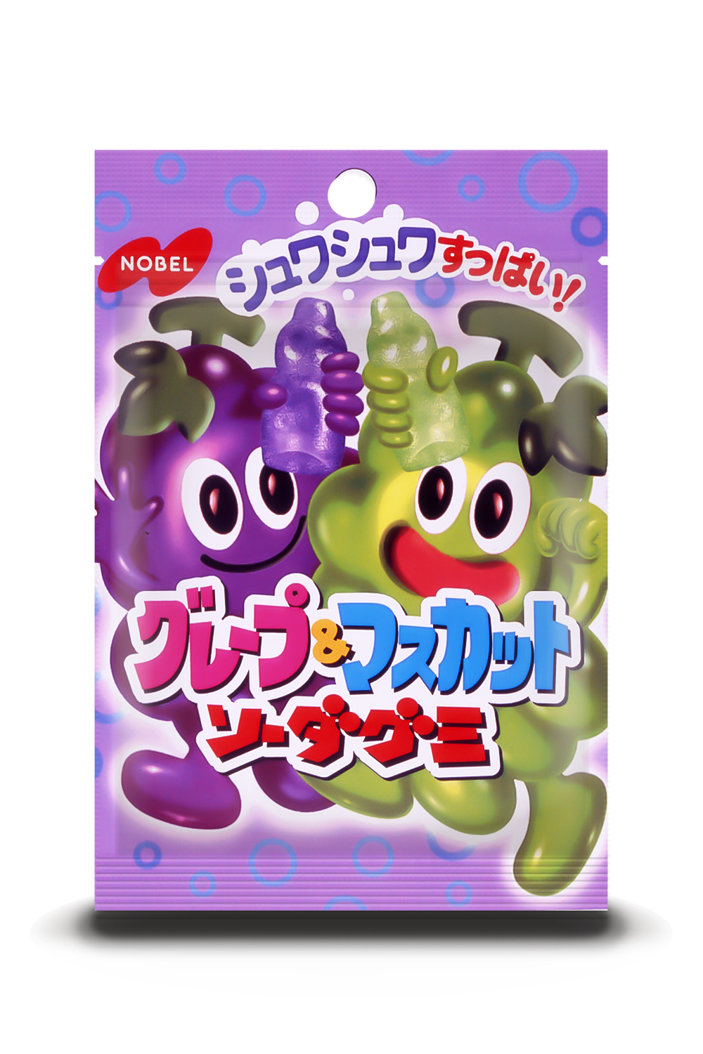 グレープ＆マスカットソーダグミ | ノーベル製菓株式会社