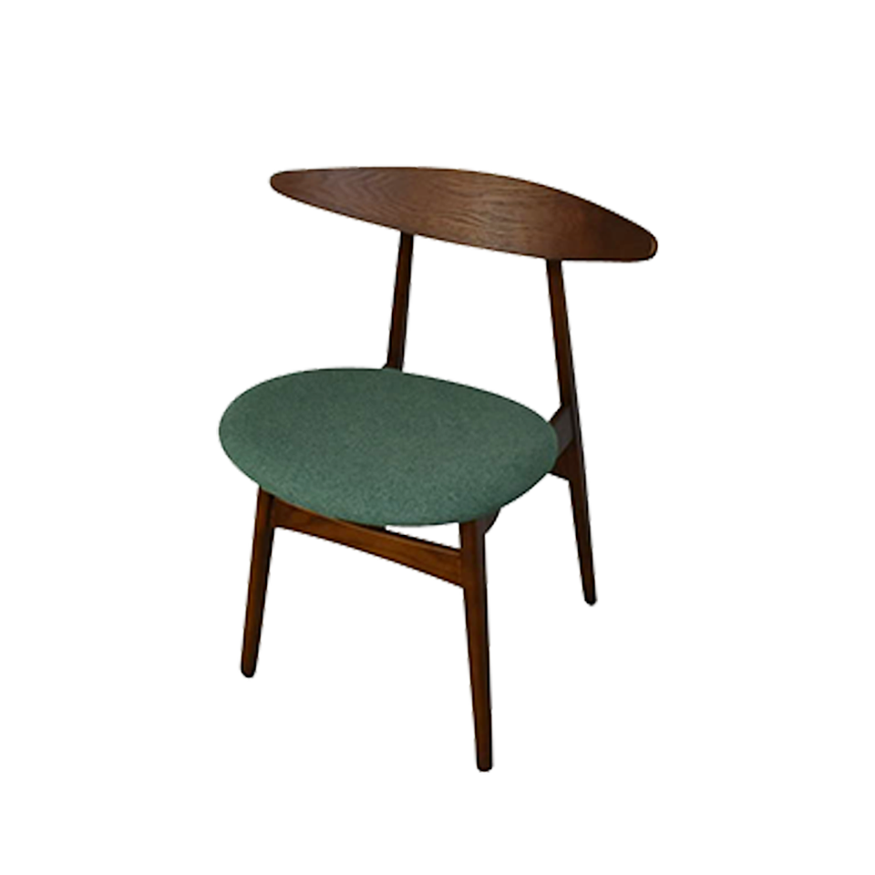 チェアRY54【送料無料】ウォールナット/6ダークグリーン | NOCE