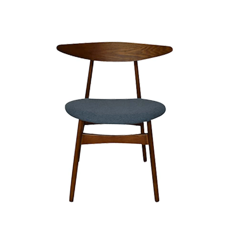 チェアRY54【送料無料】ウォールナット/ダークブルー | NOCEノーチェ
