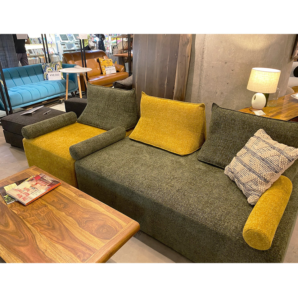 ソファSHIFT 2人掛け【送料・開梱設置無料】グリーン | NOCEノーチェ