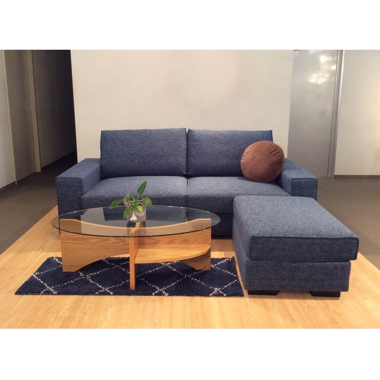 ソファTD9811A 3人掛けセット（オットマン付き）【送料・開梱設置無料