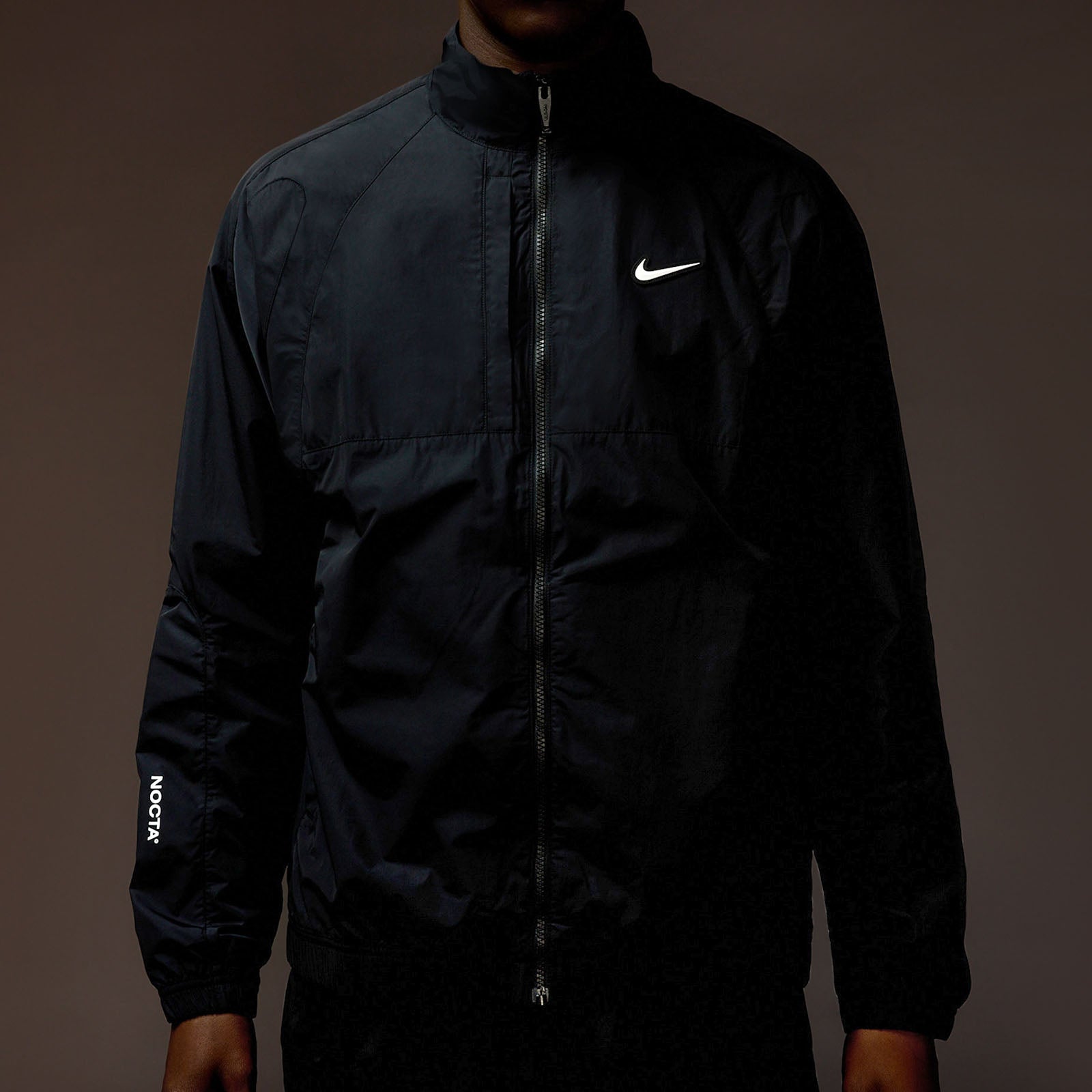 NORTHSTAR NYLON TRACK JACKET BLACK | NOCTA