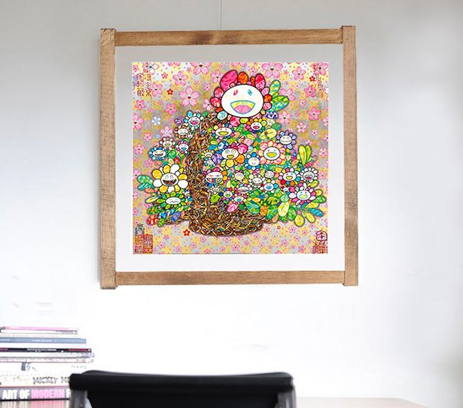 村上隆 「宋 李嵩 「花籃」 へのオマージュ」がご購入いただけます