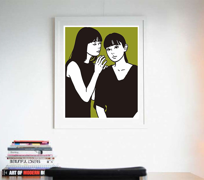 KYNE（キネ）の直筆サイン入り25枚限定シルクスクリーン ー NOISEKING