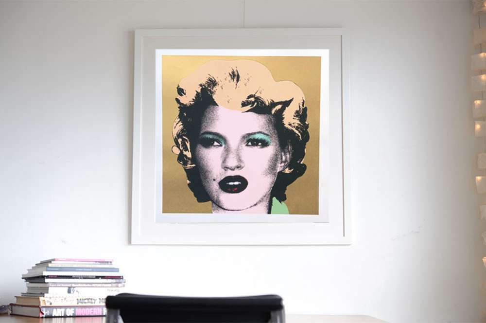 Banksy（バンクシー）Kate Moss（Gold）- WCP Reproductionを販売！ ー
