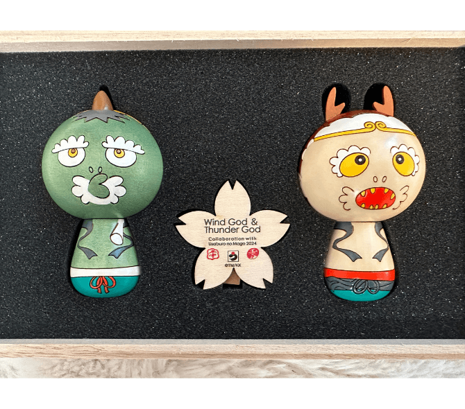 村上隆 「風神雷神 こけし」がご購入いただけます。 ー NOISEKING