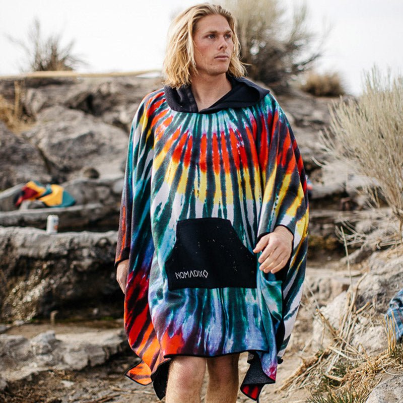 Tie-Dye Multi Poncho Towel | 3-in-1 Tie-Dye Poncho – Nomadix