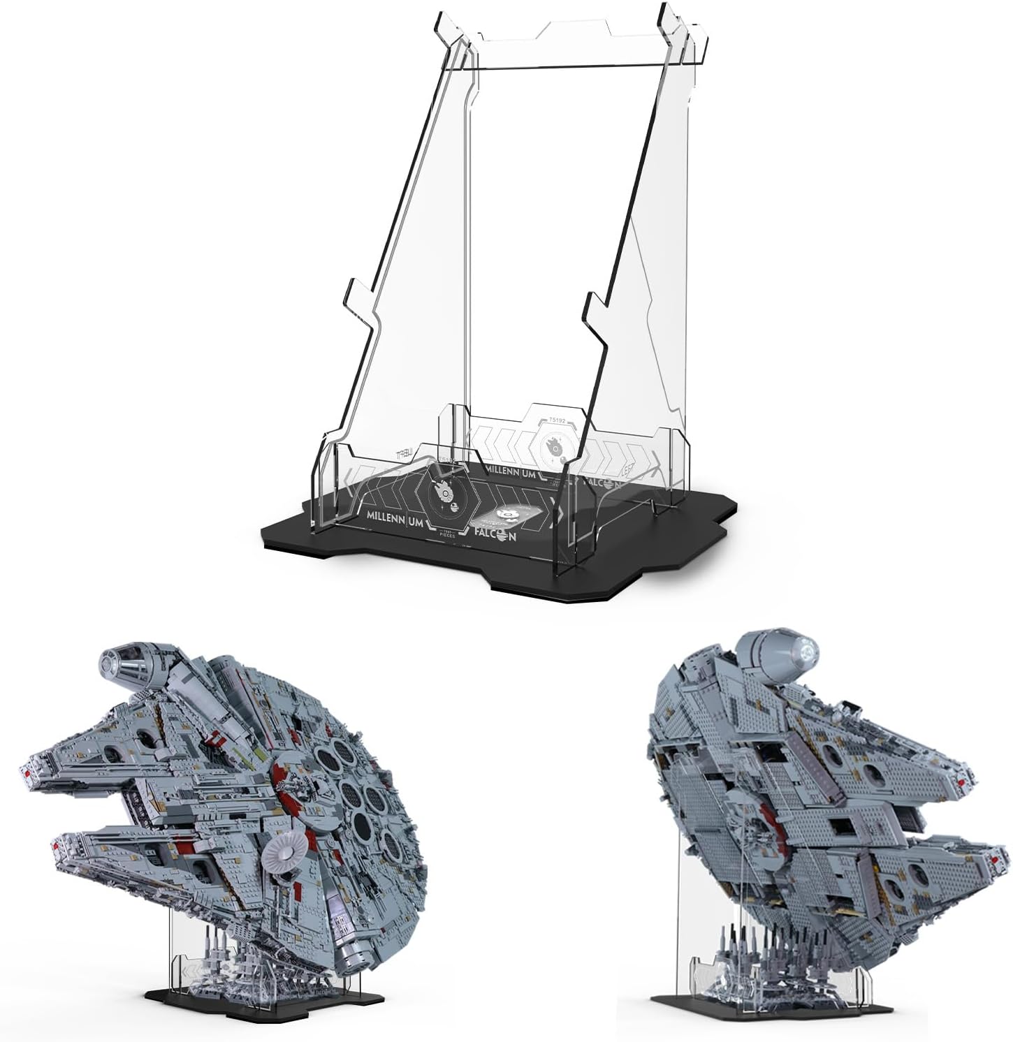 Vertical Display Stand for Lego 75192 Millennium Falcon