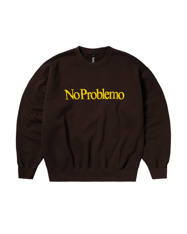 No Problemo Sweatshirt Brown