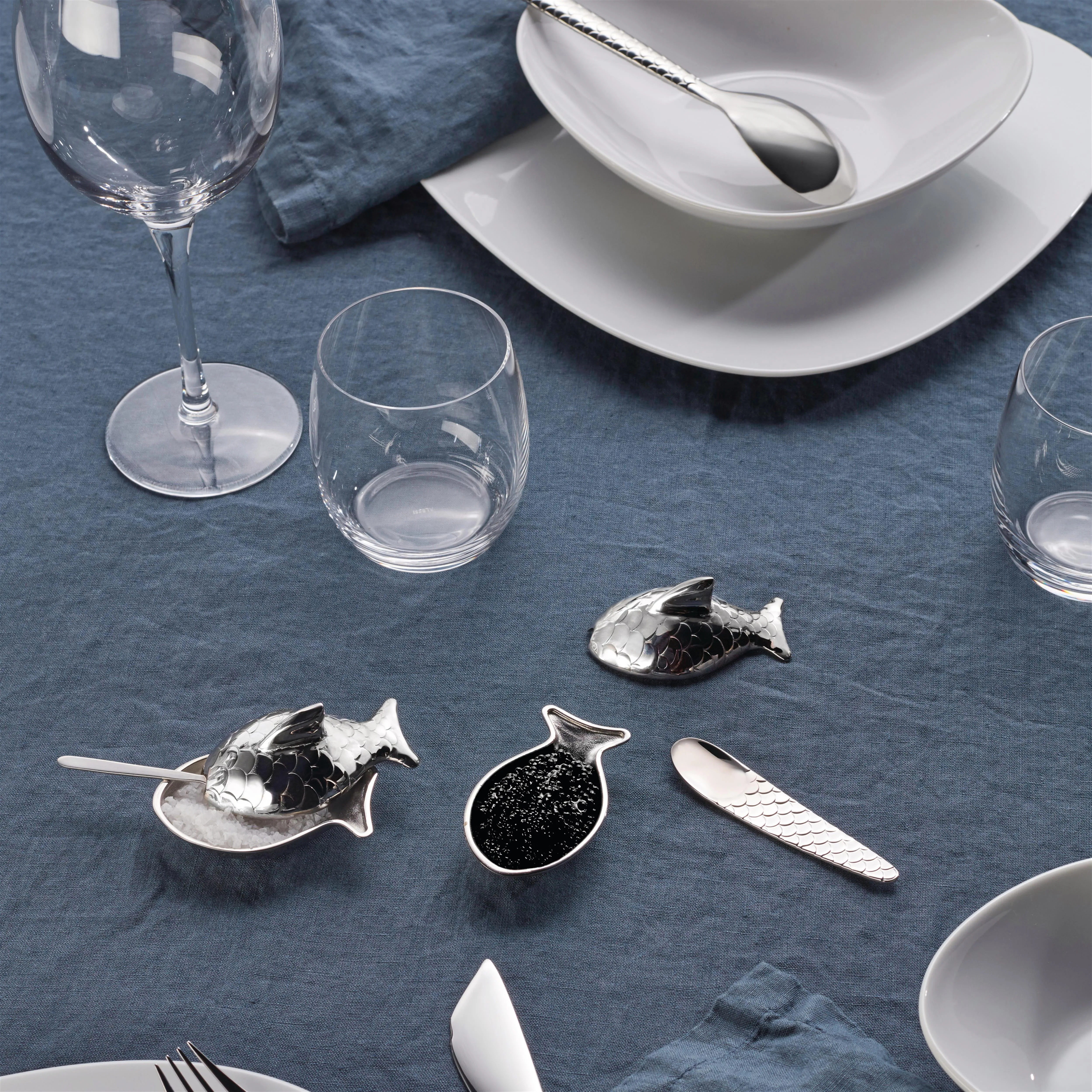 Alessi | アレッシィ からのColombina fish salt cellar - NordicNest.jp