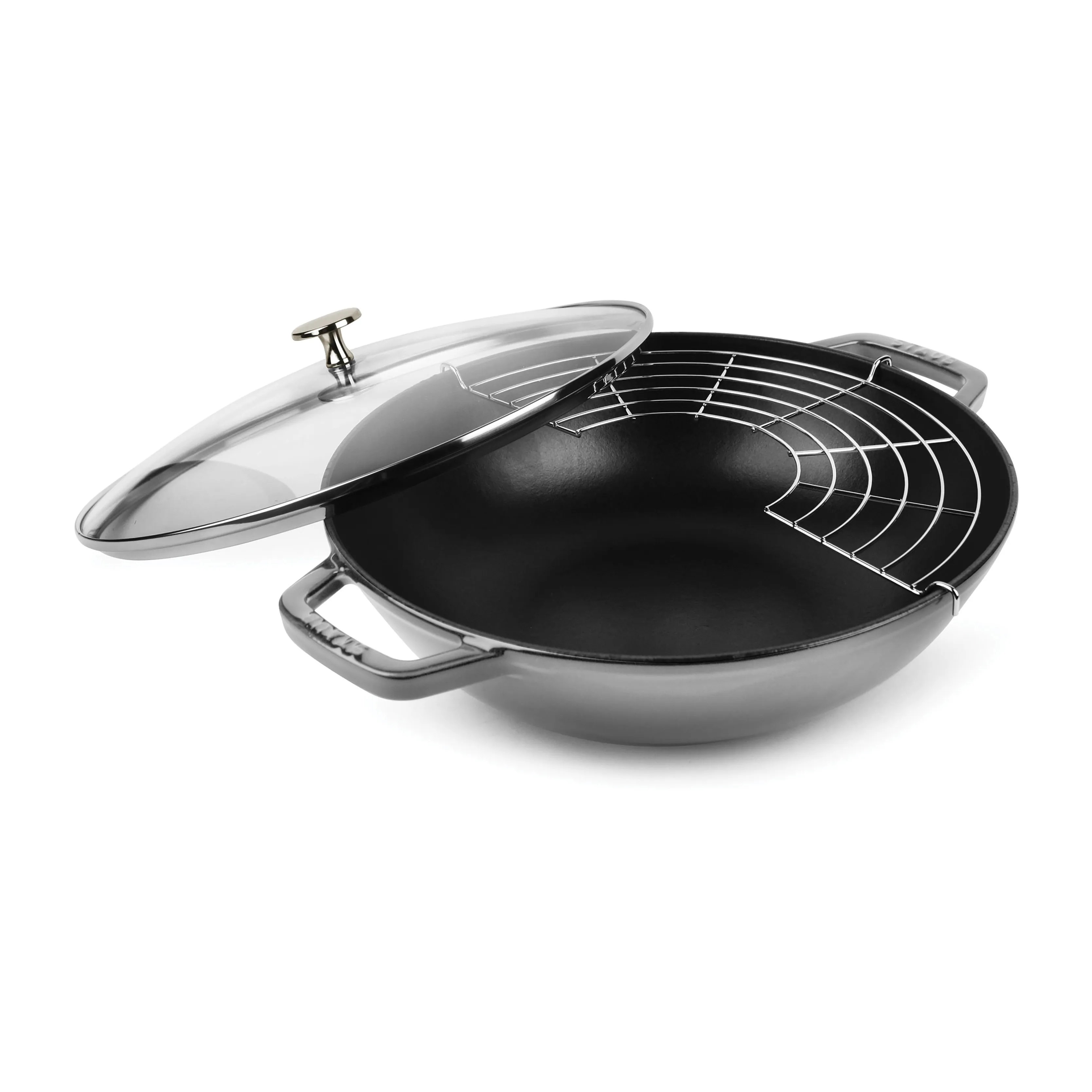 STAUB | ストウブ からのウォック ガラス蓋付 Ø30 cm 4.4 L