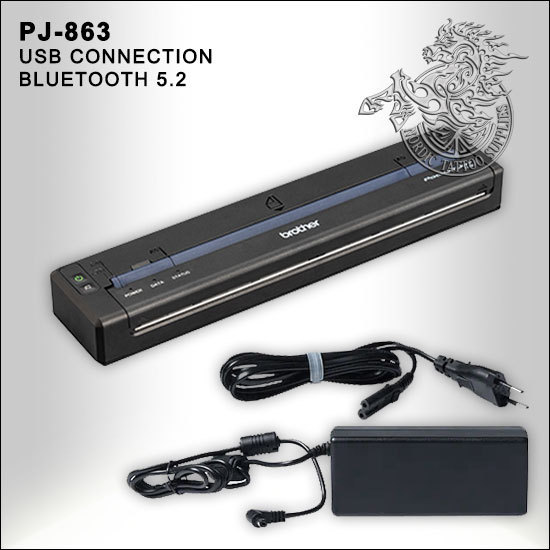 Brother Thermal Printer PJ-863 with Power Adapter - Nordic Tattoo
