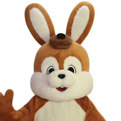 A-209 野うさぎトム（うさぎ）｜着ぐるみレンタル ノースランドペペ
