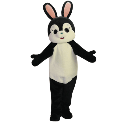 A-277 くりりんブラック（うさぎ）｜着ぐるみレンタル ノースランドペペ