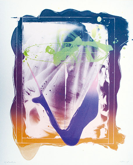 加納光於版画「稲妻捕り-9」 | Natsume Books