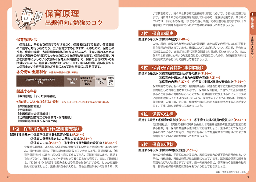 2023年版 サクッとわかる！保育士合格テキスト＆問題集 上巻 | ナツメ社