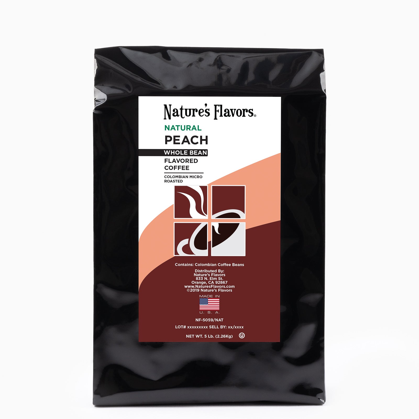 Peach Flavored Coffee Beans – Nature's Flavors