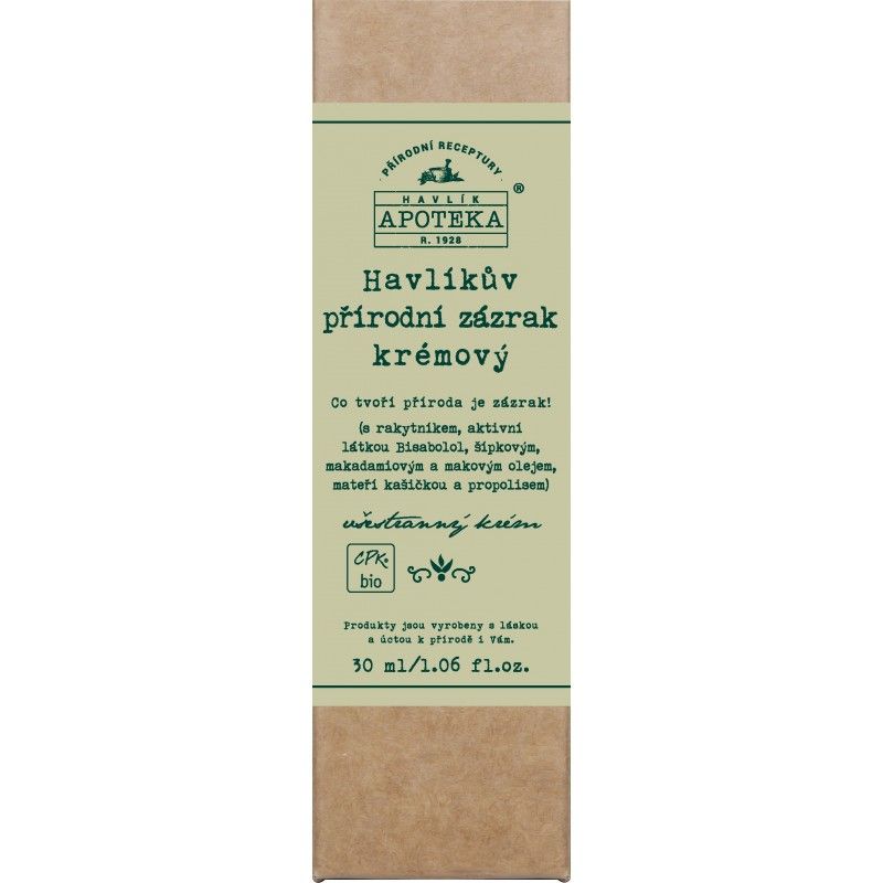 Havlíkova Apotéka - Krémový Havlíkův přírodní zázrak 30ml | NaVlas.cz