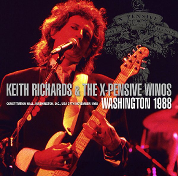 KEITH RICHARDS & THE X-PENSIVE WINOS - WASHINGTON 1988 (1CDR