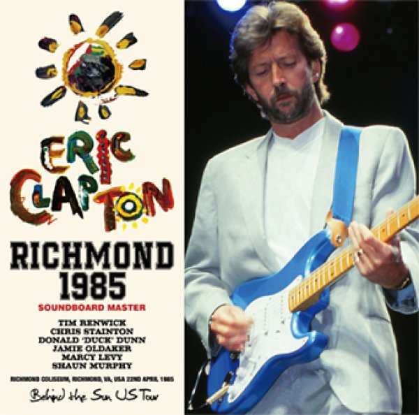 ERIC CLAPTON - RICHMOND 1985 SOUNDBOARD MASTER(2CD) - navy-blue