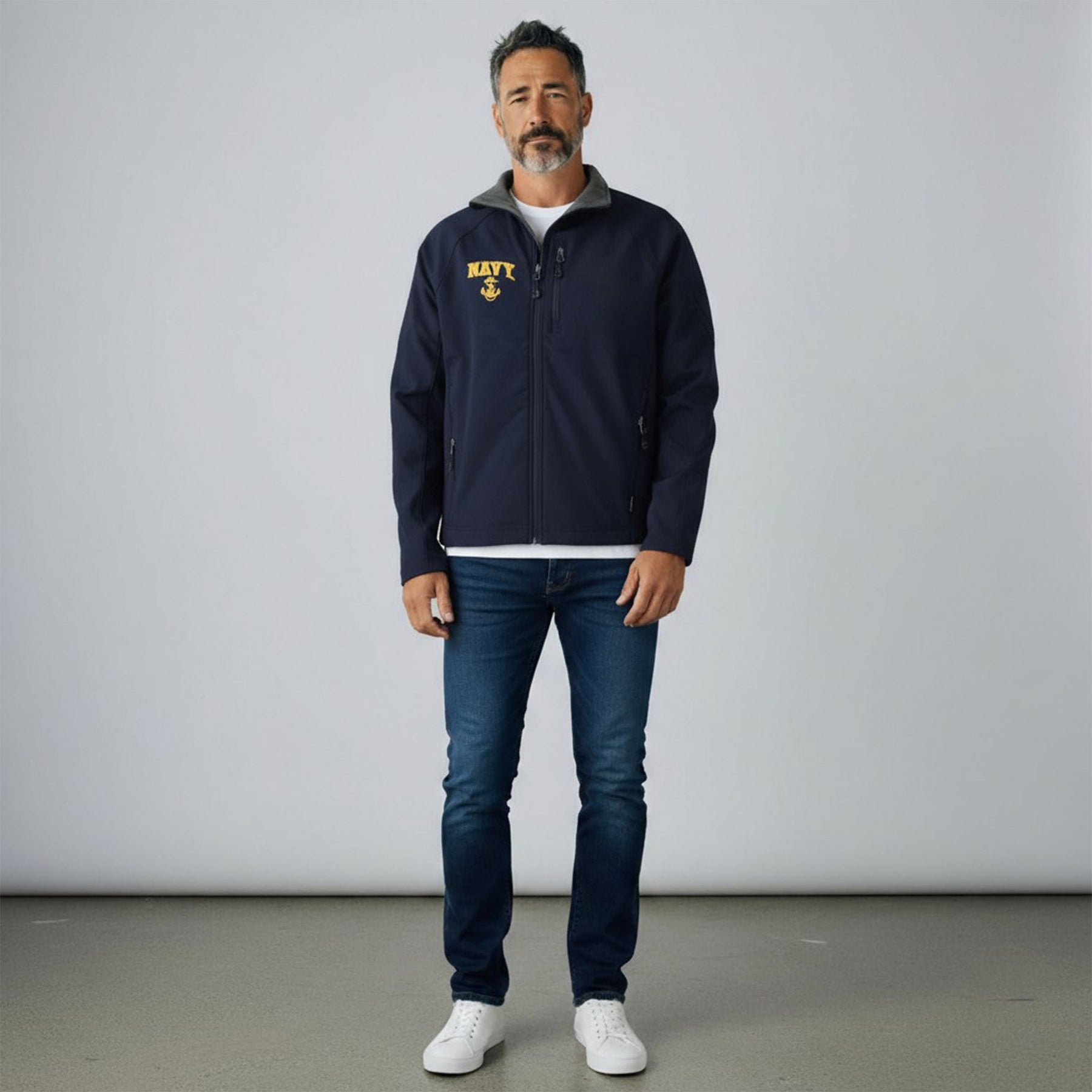 Navy Soft Shell Jacket (Navy) – Navy Gear