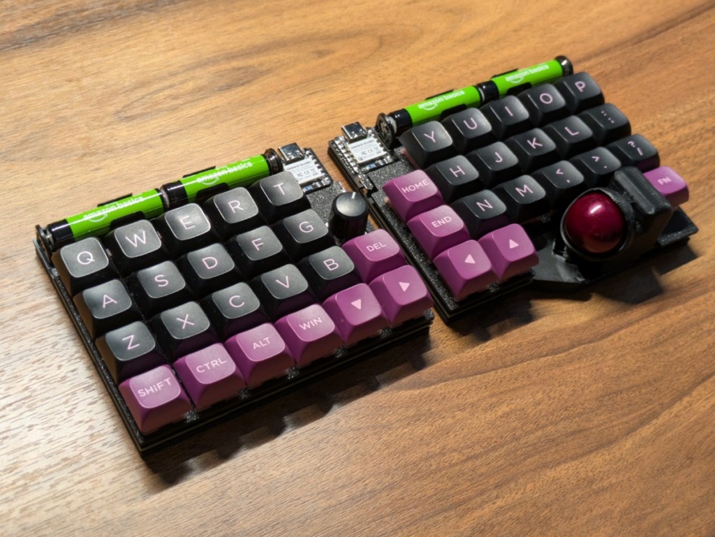 乾電池式ZMKトラボ分割キーボードcool642tbを徹底的にカスタム