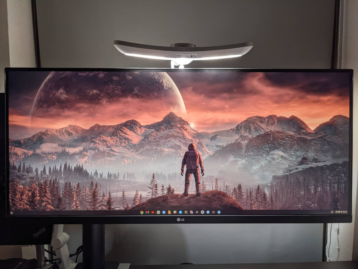 LG 34WN780-Bレビュー | 一石二鳥のモニターアームつきウルトラワイド