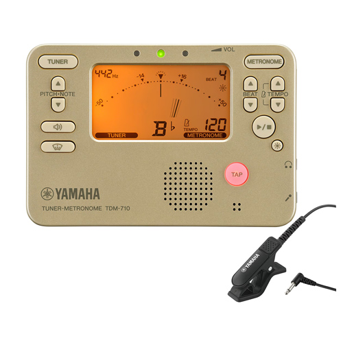 ヤマハ チューナーメトロノーム TDM-710GLM マイクセット｜ 管楽器専門